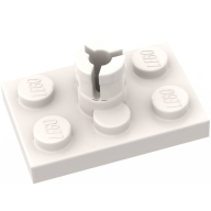 Lego deska 2x3 s pinem na vrtuli, bílá (3462 WHITE)